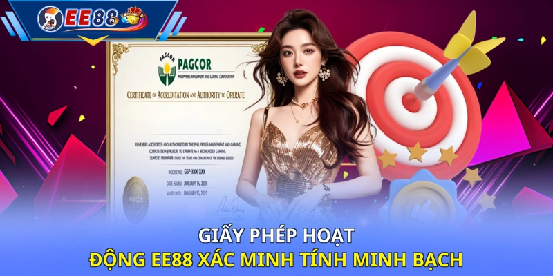 Giấy phép hoạt động EE88 xác minh tính minh bạch 